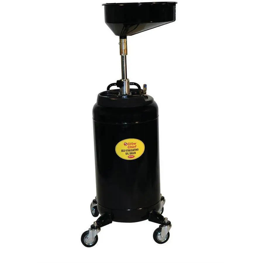 JohnDow Heavy Duty Self Evacuating Oil Drain - 25 Gallon Capacity for Automotive & Industrial Use - Perfect for Oil Changes, Fluid Transfers, and Workshop Maintenance