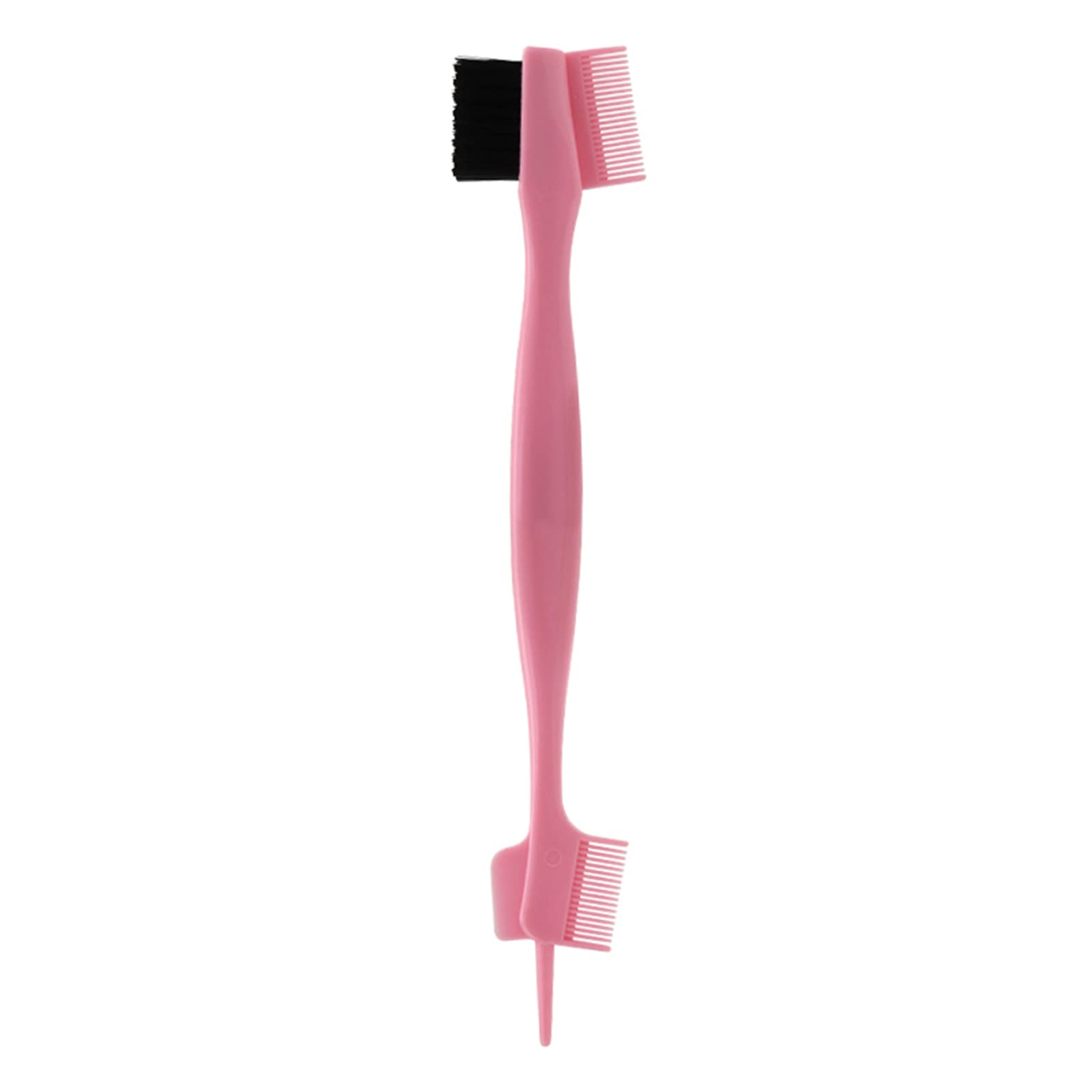 Double-Sided Hair & Eyebrow Brush - Smooth Styling for Salon & Home