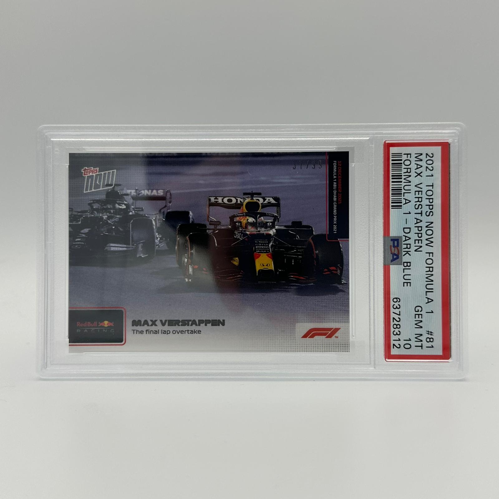 PSA 10 Graded /99 The Final Lap Overtake #81 Racing Card - Perfect for Collectors, Investors & Racing Fans Display