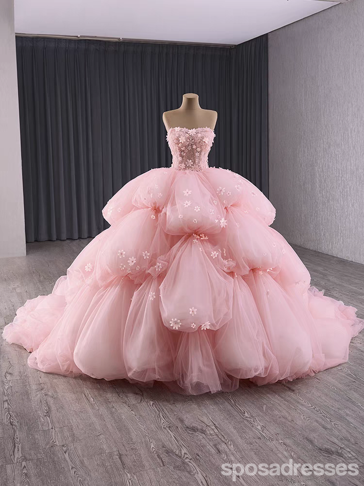 Elegant Pink A-Line Sweetheart Long Prom Dress for Women - Formal Evening Gown 13705 | Perfect for Homecoming, Wedding Guest & Special Occasions