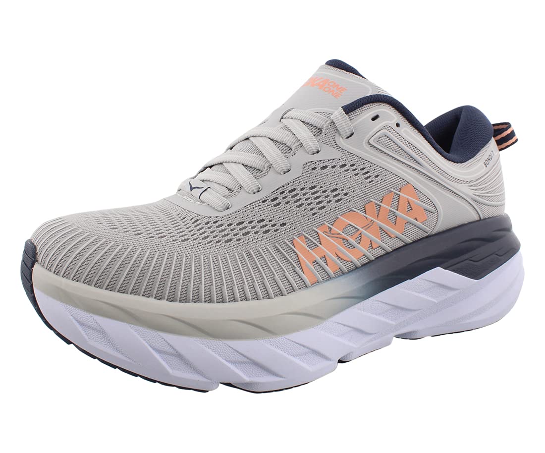 HOKA ONE ONE Bondi 7 Women's Running Shoes - Cushioned Comfort for Long Distance, Walking & Everyday Wear