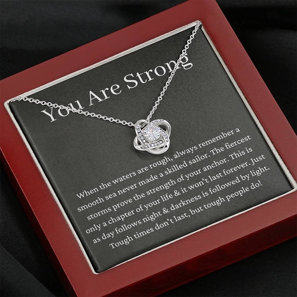 Personalized Love Knot Gift - Inspirational Encouragement Present for Get Well, Breakup, Divorce, Anxiety Relief | Thoughtful Sympathy & Cheer Up Gift for Friends, Family | Perfect for Anniversaries, Recovery, Difficult Times