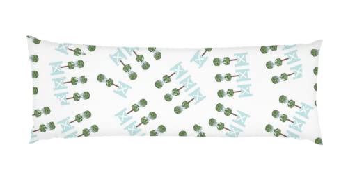 Robin's Egg Blue Topiary Body Pillow - Decorative Potted Plant Pillow for Home & Garden Decor | Perfect for Living Room, Bedroom, or Outdoor Patio Relaxation
