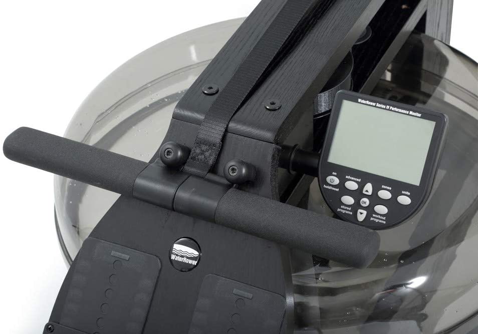 Premium WaterRower Club Rowing Machine - Black Ash Wood with S4 Performance Monitor | Home Gym Equipment for Full-Body Workout & Cardio Training