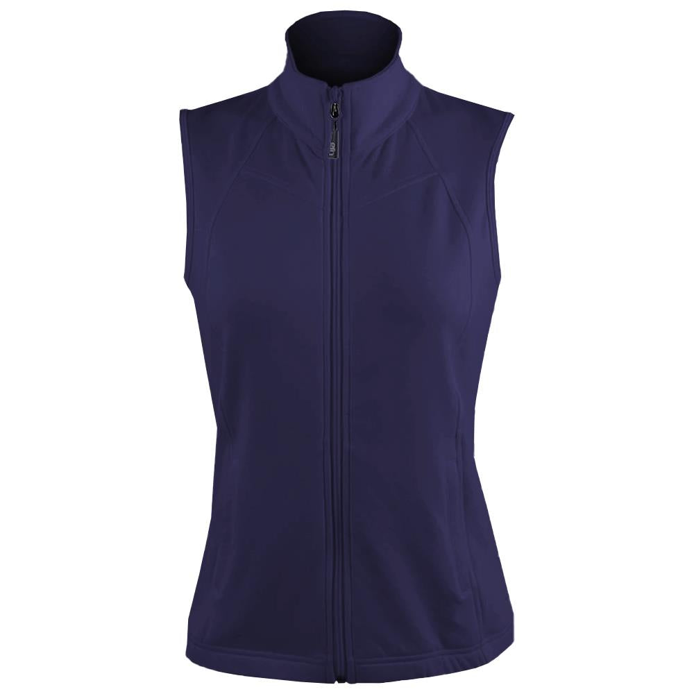 Lija Women's Lightweight Windbreaker Vest - Stylish Eggplant Purple Jacket for Outdoor Activities, Travel & Casual Wear