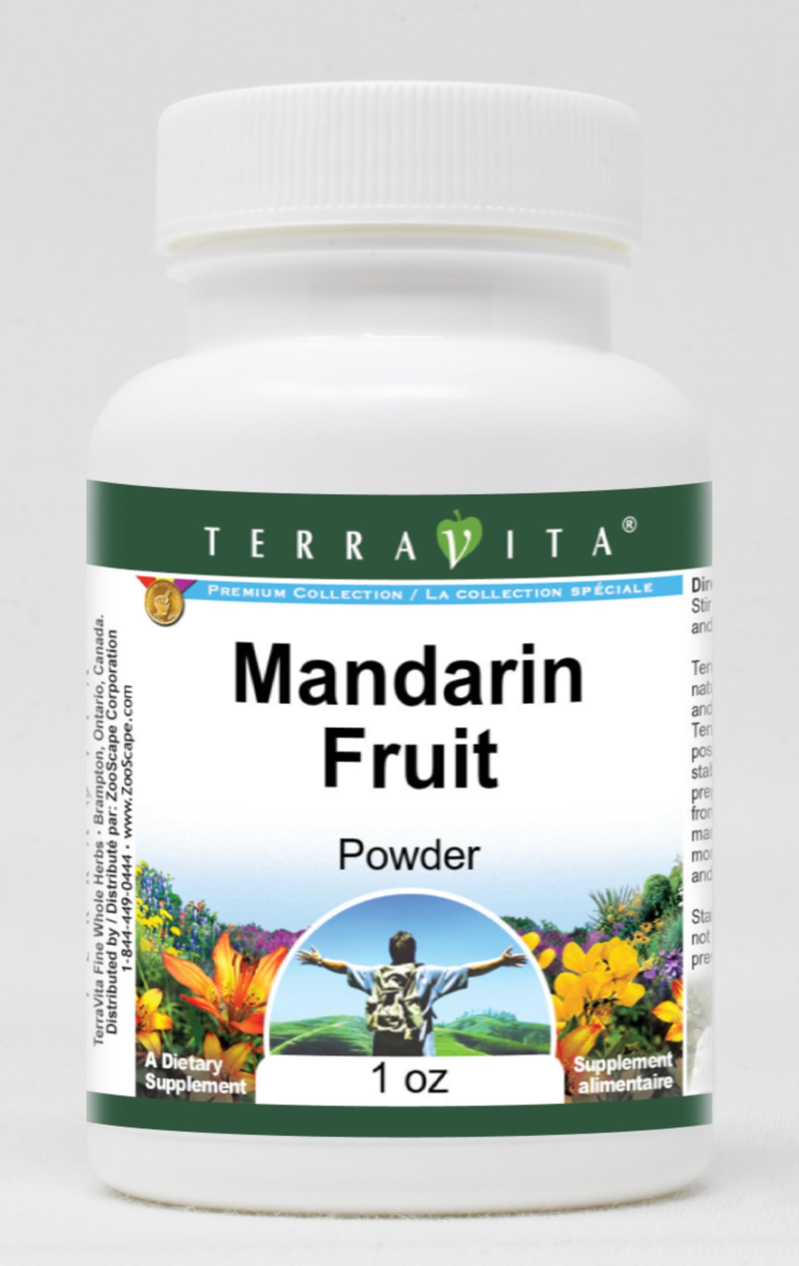 Premium Mandarin Fruit Powder - 1 oz (ZIN: 520763) | Natural Vitamin C Boost for Smoothies, Baking & Healthy Recipes