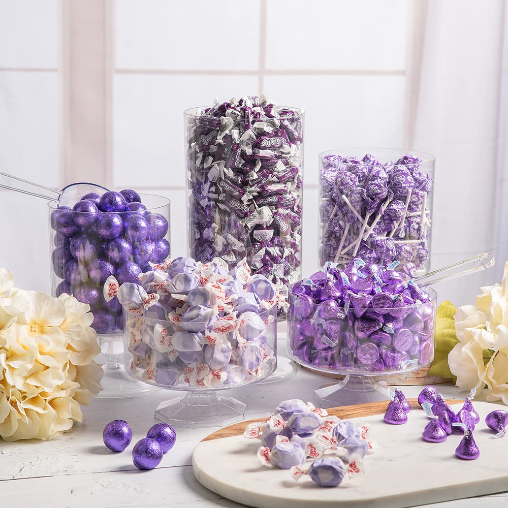 Purple Candy Buffet Table Supplies (Approx 9 lbs) - Bulk Purple Candy for Dessert Tables, Weddings, Birthday Parties & Baby Showers