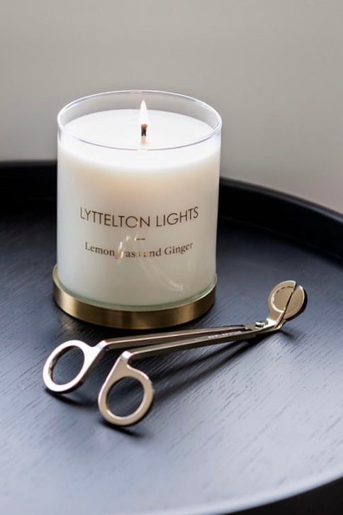 Premium Gold Wick Trimmer for Candles - Adjustable & Easy to Use - Perfect for Home, Spa, and Gift Giving