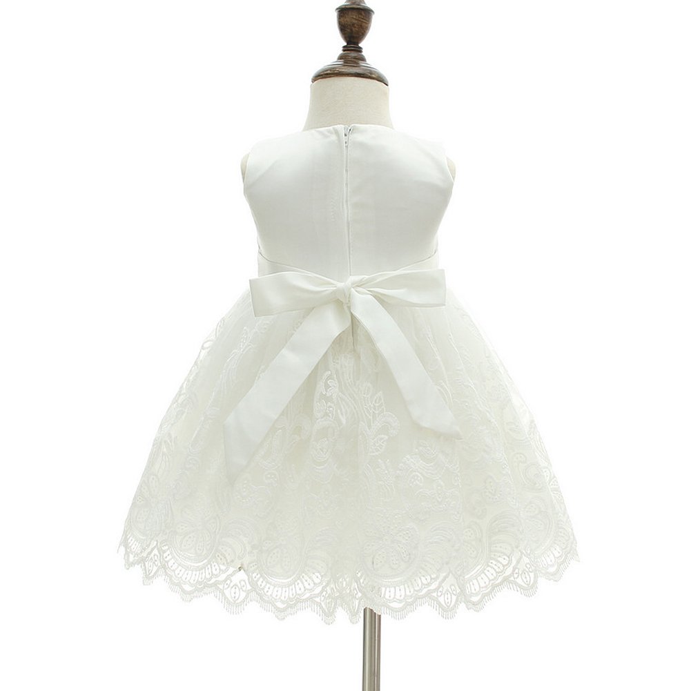 Moon Kitty Baby Girls Embroidered Baptism Dresses - Elegant Christening Gowns for Special Occasions | Perfect for Church Ceremonies, Baby Showers & First Birthday Celebrations