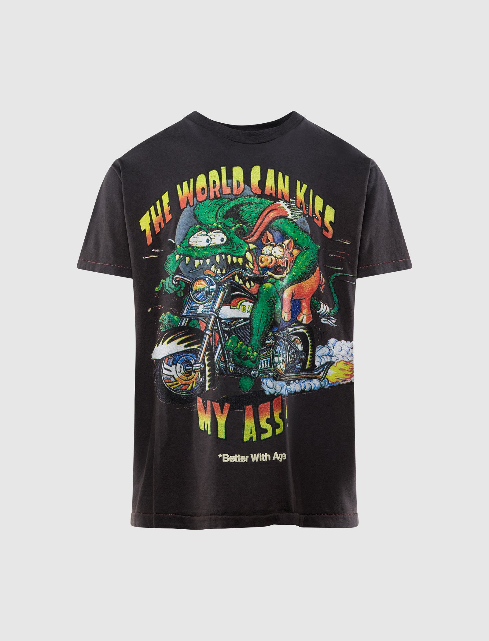 Better With Age Kiss Tee - Vintage Inspired Cotton T-Shirt for Women - Perfect for Casual Wear, Date Nights & Everyday Outfits