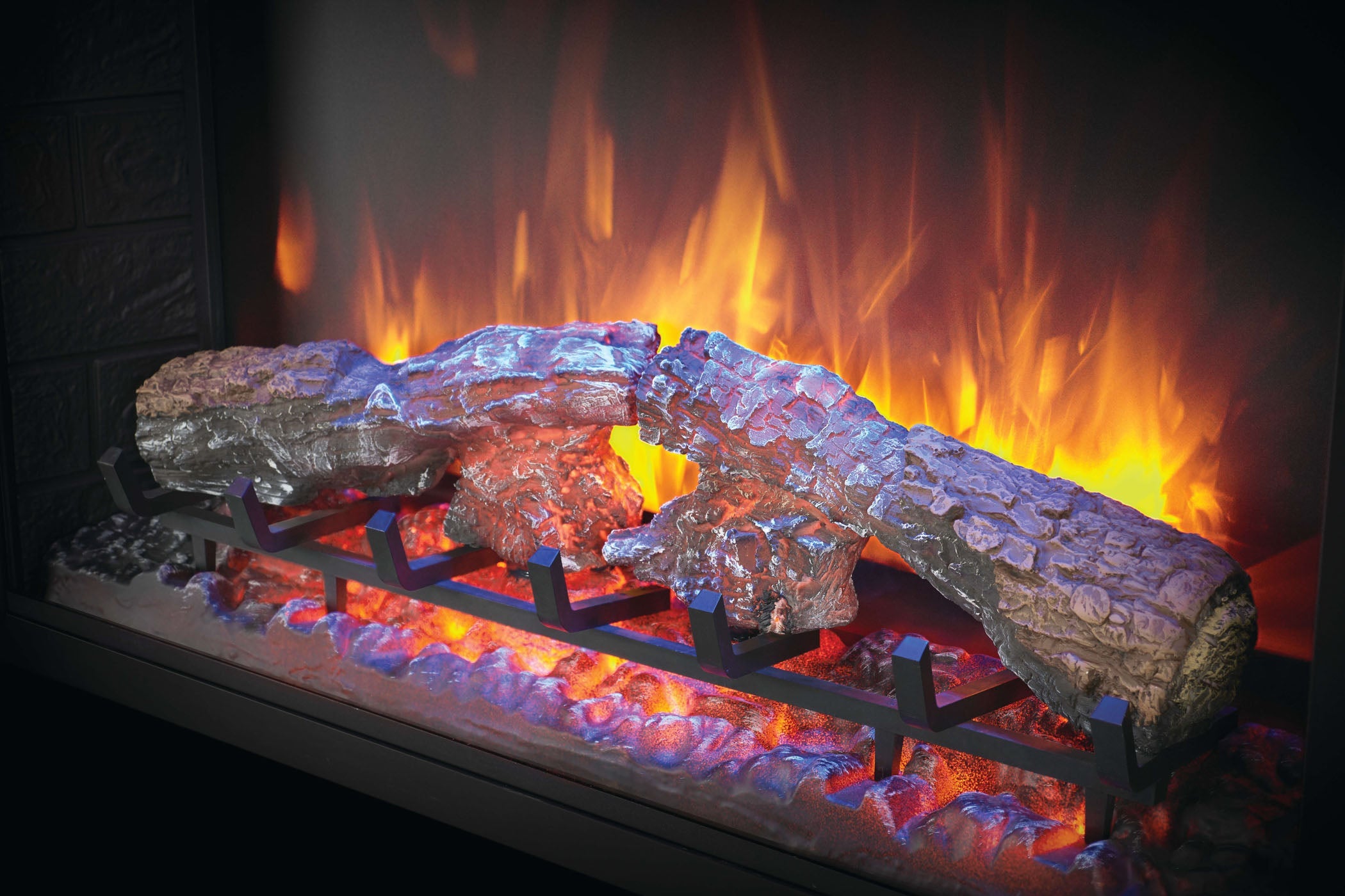 Napoleon Element 36-Inch Dual Voltage Built-In Electric Fireplace Insert - Perfect for Living Room, Bedroom & Home Heating