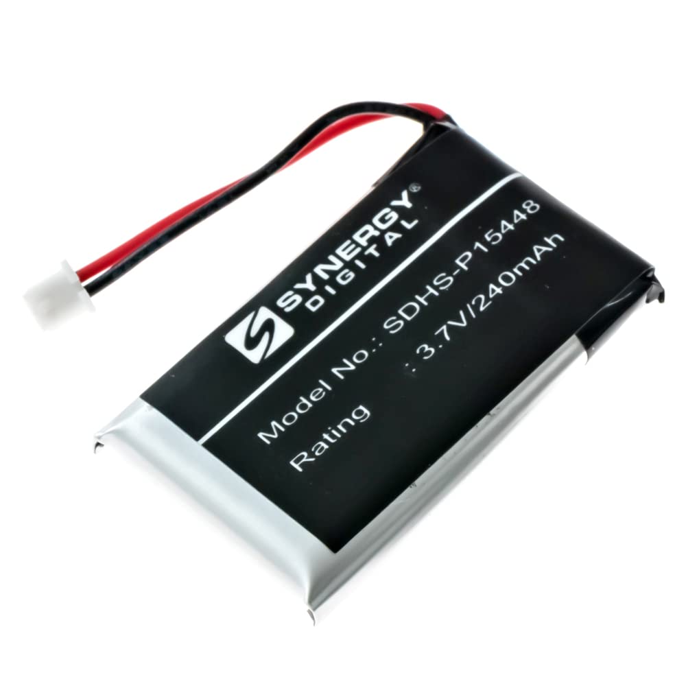 Synergy Digital Wireless Headset Battery for MITEL 6940 - 3.7V 240mAh Li-Polymer High Capacity Replacement Battery - Perfect for Office, Call Center & Remote Work Headsets