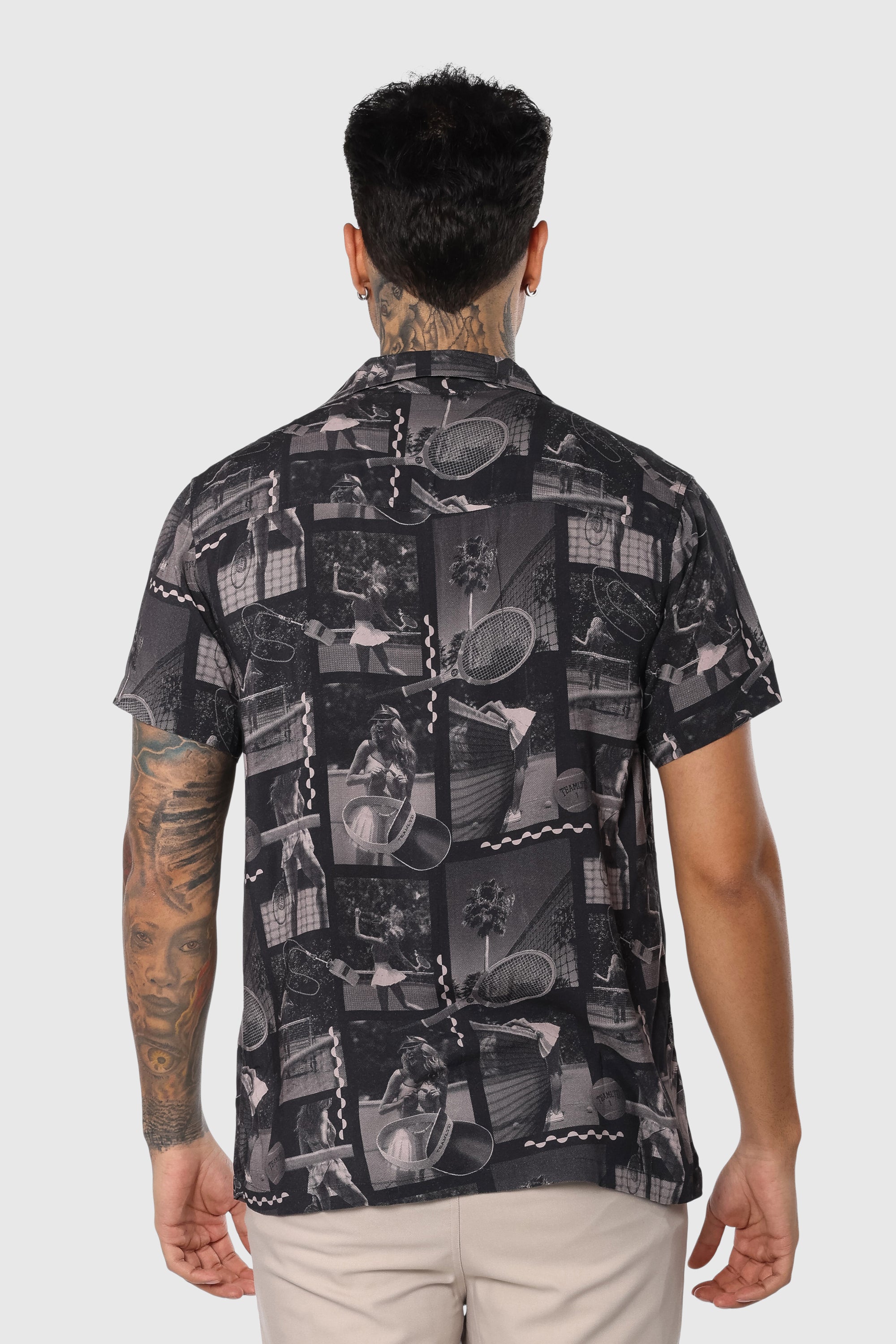 Stylish Men's Vice Button Up Shirt - Casual & Formal Wear for Work, Parties & Everyday Outfits