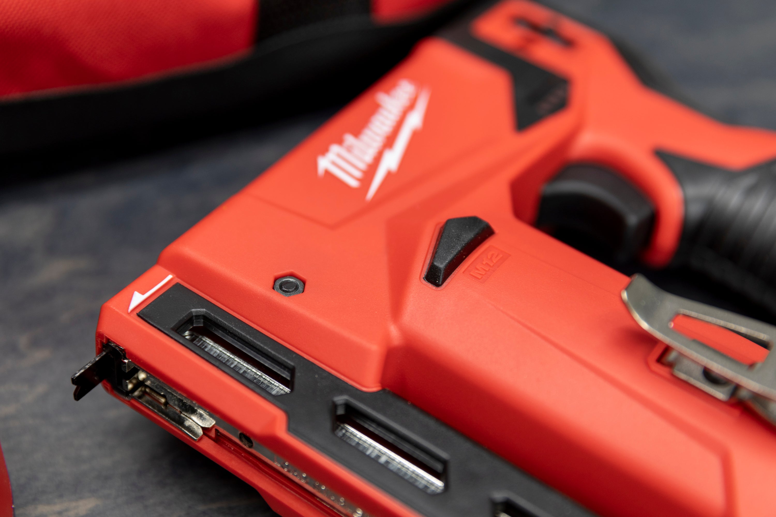 Milwaukee M12 3/8-Inch Crown Stapler - Cordless Electric Staple Gun for Upholstery, Carpentry & DIY Projects - Perfect for Furniture, Cabinets & Home Repairs