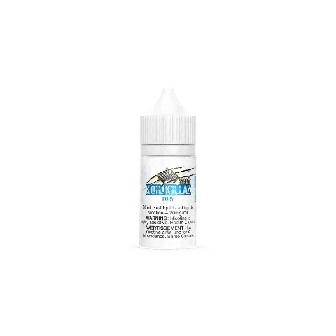 Fury Nic Salts Polar Edition - Koil Killaz Salt 30mL E-Liquid (Alberta) | Premium Vape Juice for Smooth Throat Hit & Strong Flavor | Perfect for All-Day Vaping & Cloud Chasing