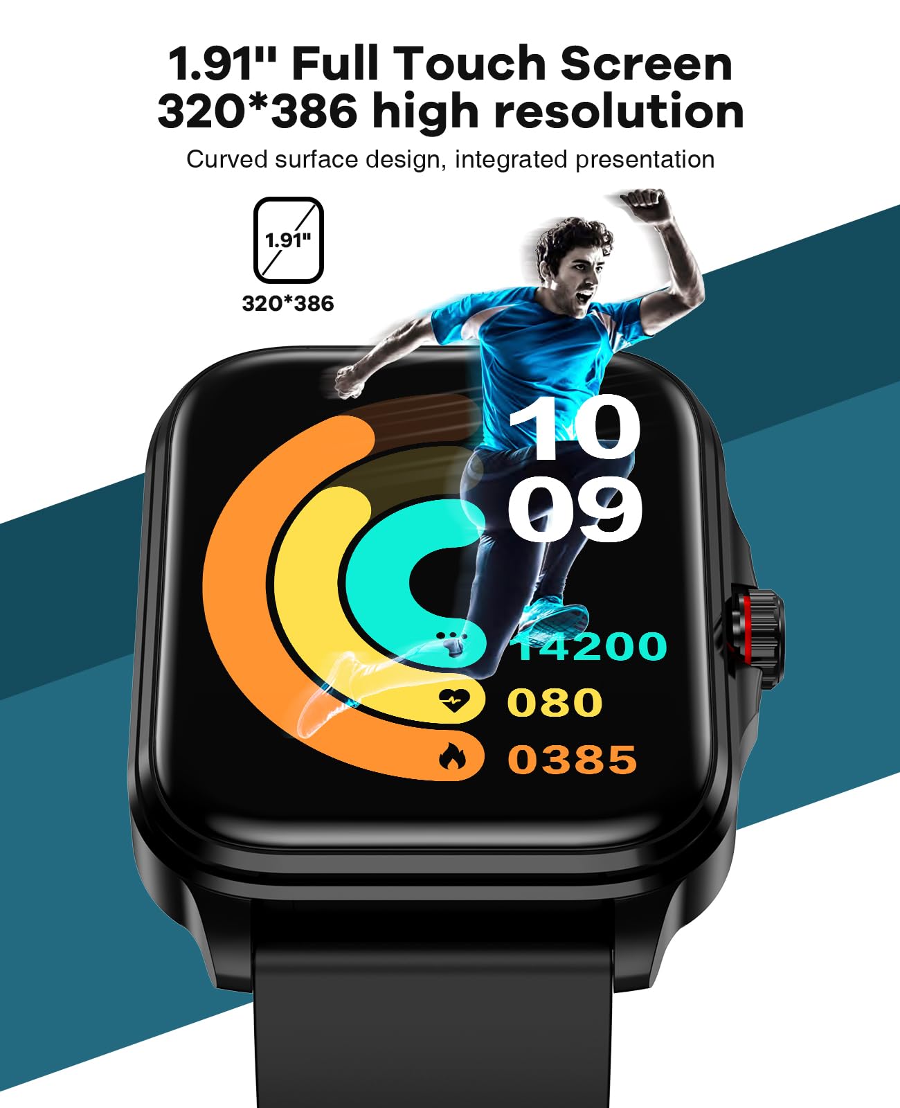 2024 Men's Smart Watch with Bluetooth Calling, 1.91