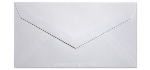 Premium Monarch Envelopes - 100% Cotton, Fluorescent White, 500 Pack (Wove) - Perfect for Wedding Invitations, Business Correspondence & Special Occasions