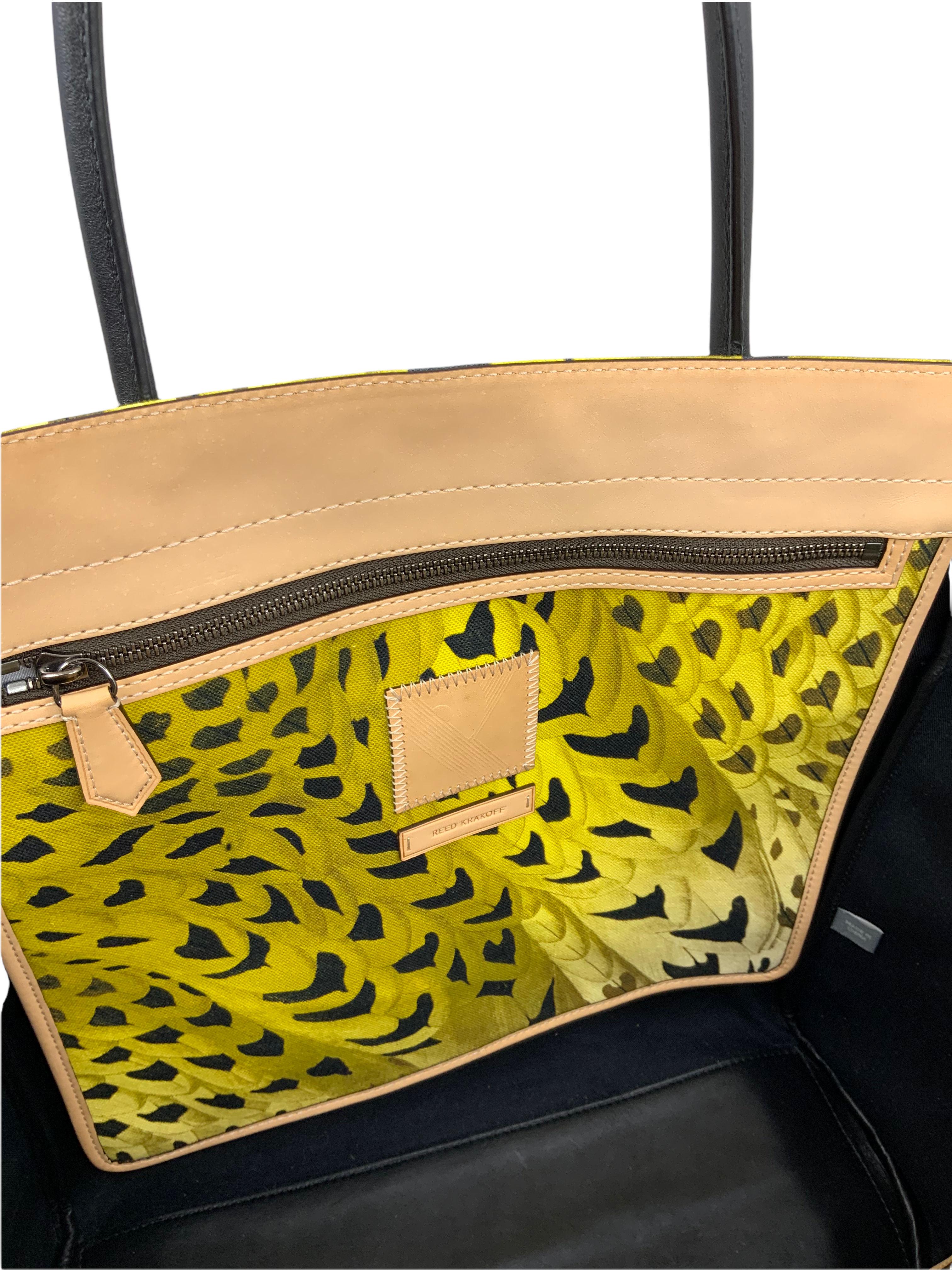 Reed Krakoff Extra Large Atlantique Tote Bag - Premium Leather Work Tote for Women, Spacious Designer Handbag for Office, Travel & Everyday Use