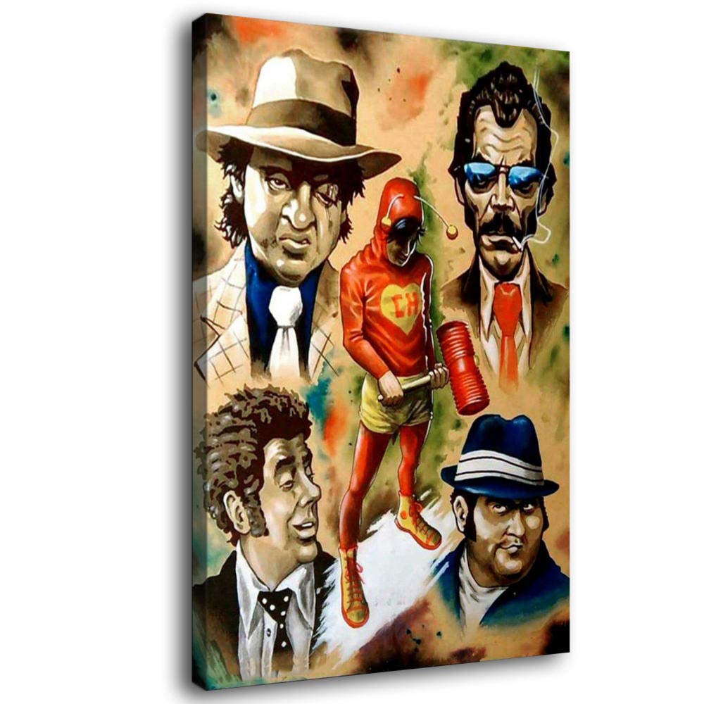 El Chapulin Colorado Canvas Art Print - Modern Wall Decor for Living Room, Bedroom & Office - Vibrant Poster for Home & Gift
