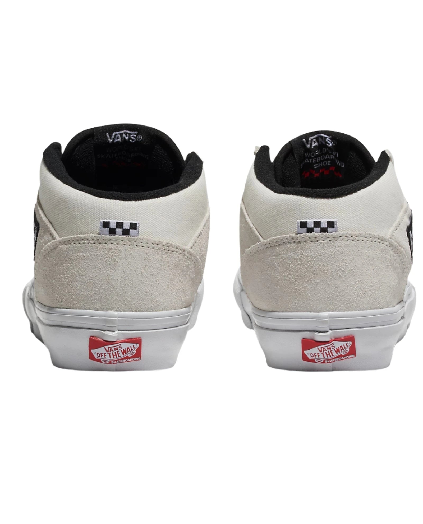 VANS Skate Half Cab Shoes White/Black - Classic Skateboarding Sneakers for Men & Women - Perfect for Streetwear, Skateboarding & Casual Wear