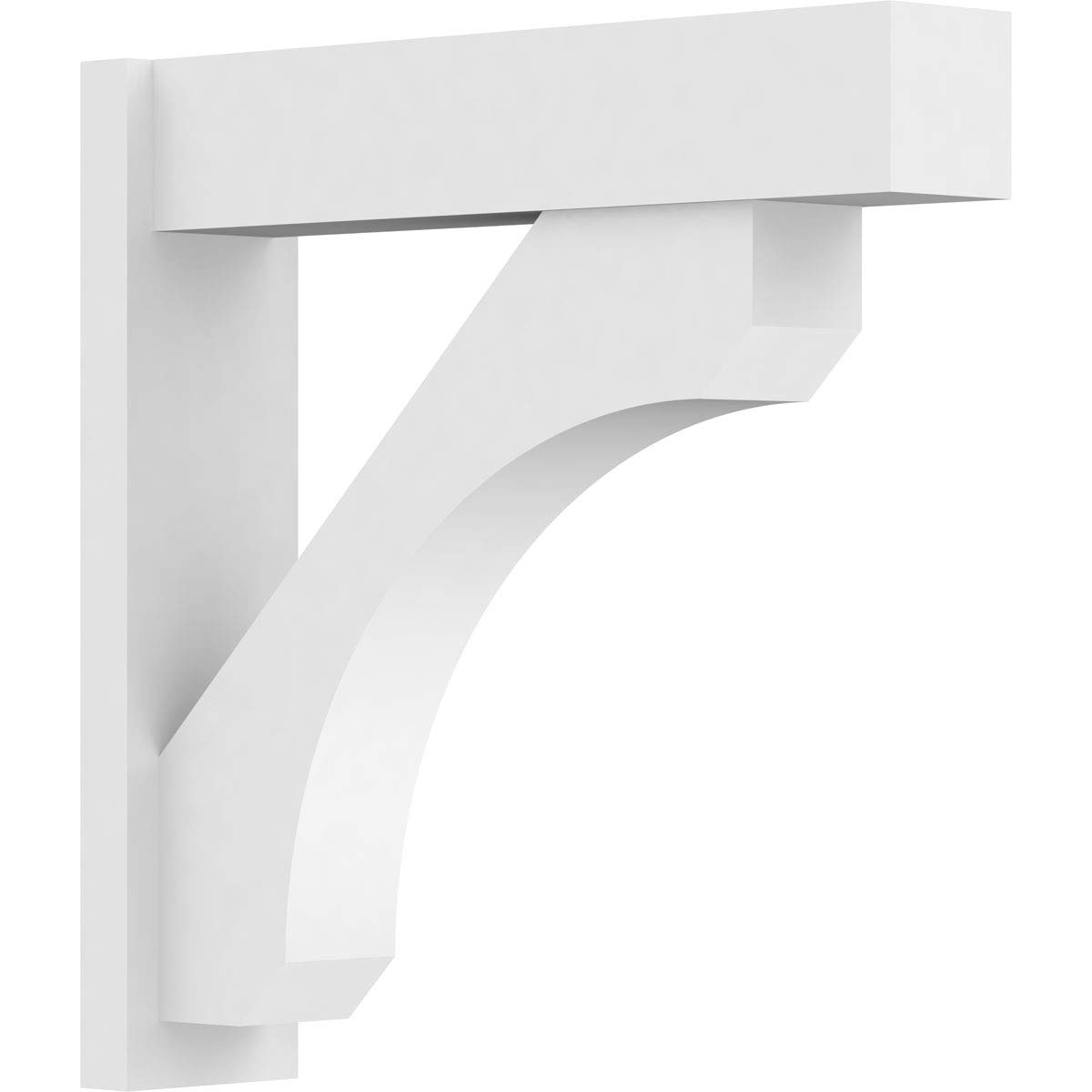 Ekena Millwork OUTP07X30X30LEC05 Legacy Architectural Grade PVC Outlooker with Block Ends - 7