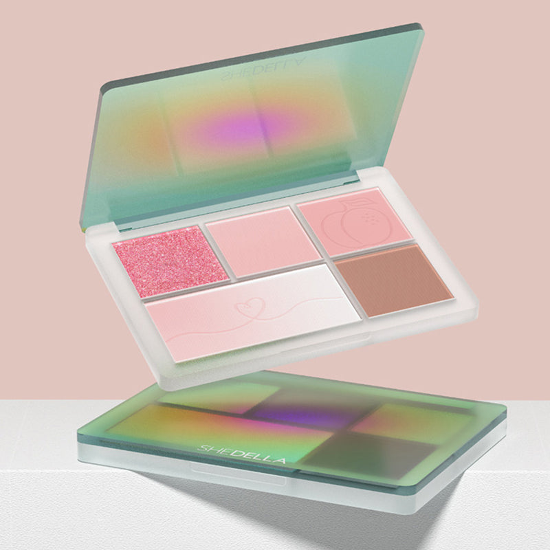 Shedella Dreamy 5-Color Eyeshadow Palette - Long Lasting, Highly Pigmented Makeup for Day & Night Looks | Perfect for Parties, Weddings & Everyday Wear