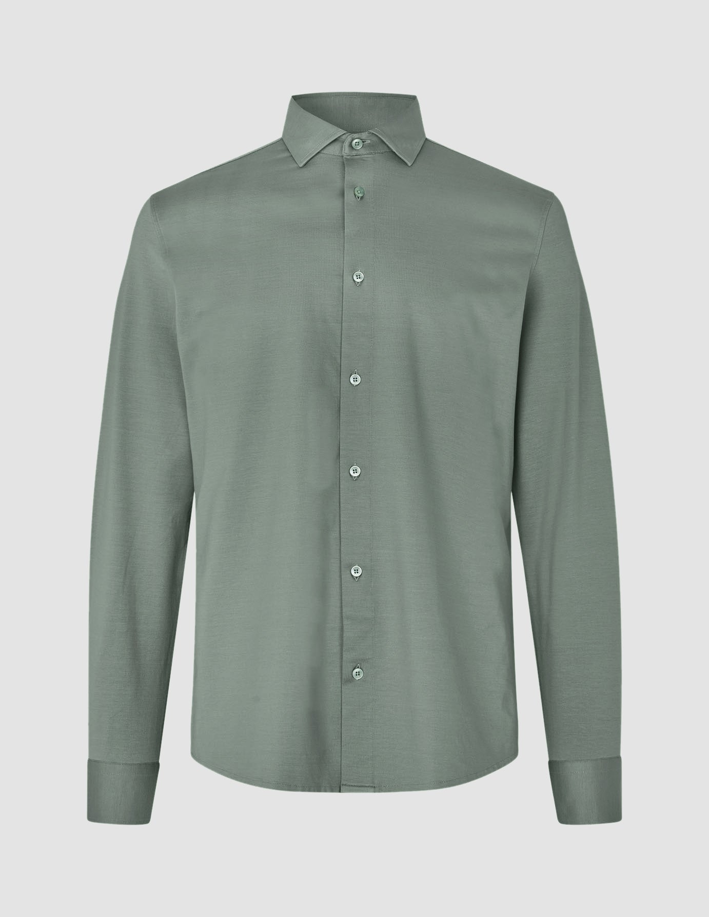 Classic Slim Fit Pistachio Green Shirt for Men - Casual & Formal Wear for Office, Parties, and Everyday Outfits