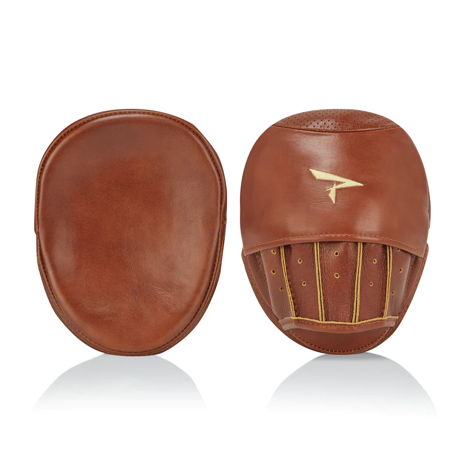 PHENOM BOXING FOCUS MITTS MICRO MP100 Tan - Premium Boxing Training Pads for Speed & Accuracy - Perfect for MMA, Kickboxing & Home Workouts