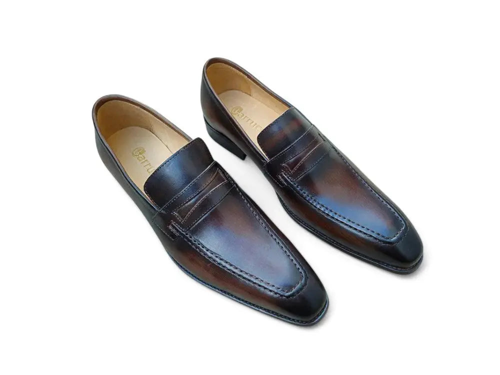 Premium Genuine Leather Penny Loafers for Men - Slip-On Comfort & Classic Style - Perfect for Business, Casual & Formal Occasions