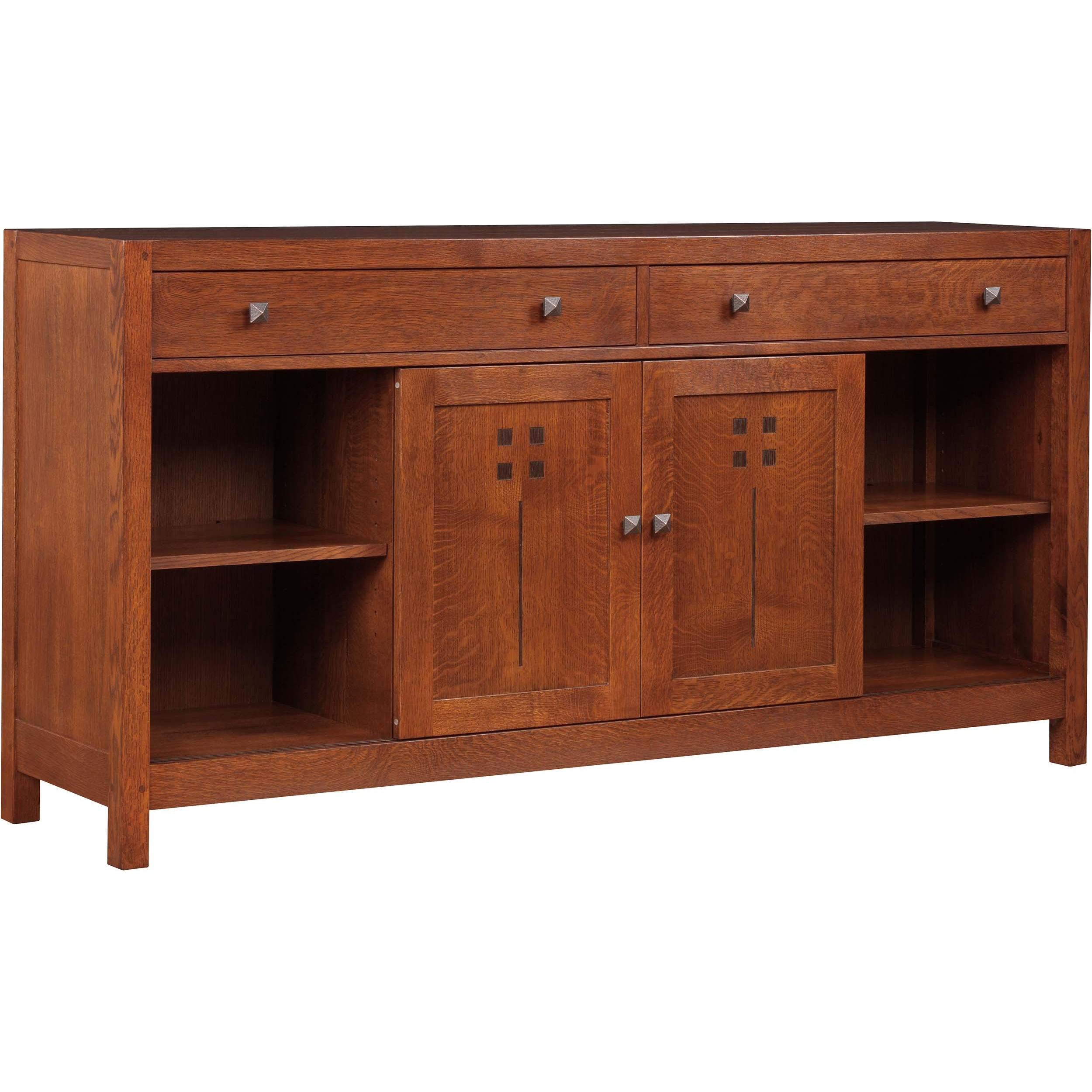 Highlands Entertainment Console - Modern TV Stand with Storage for Living Room, Bedroom & Home Theater - Wooden Media Center for TV up to 65