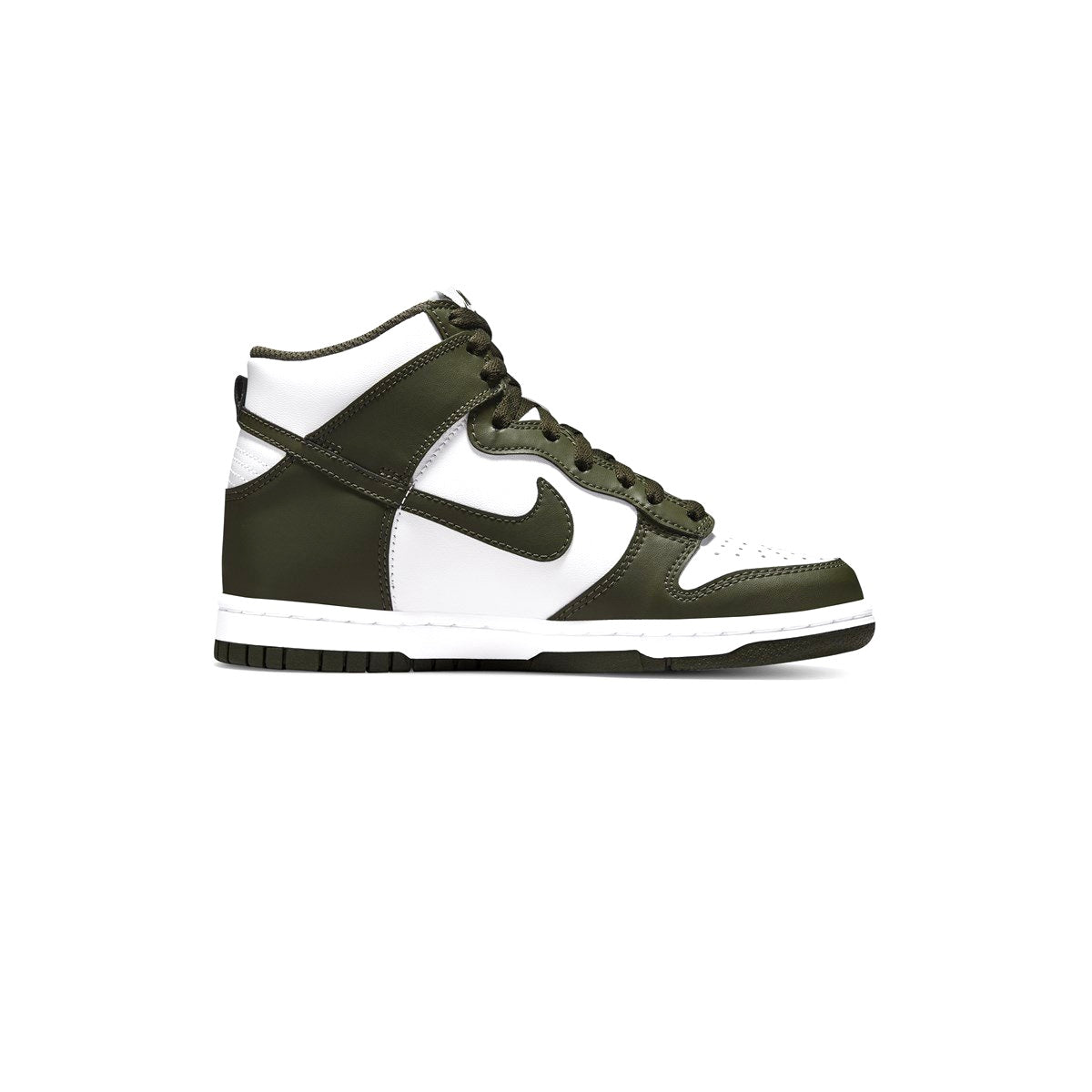 Nike Dunk High GS Sneakers in Cargo Khaki Green - Trendy Basketball Shoes for Girls, Perfect for School, Sports & Streetwear Fashion