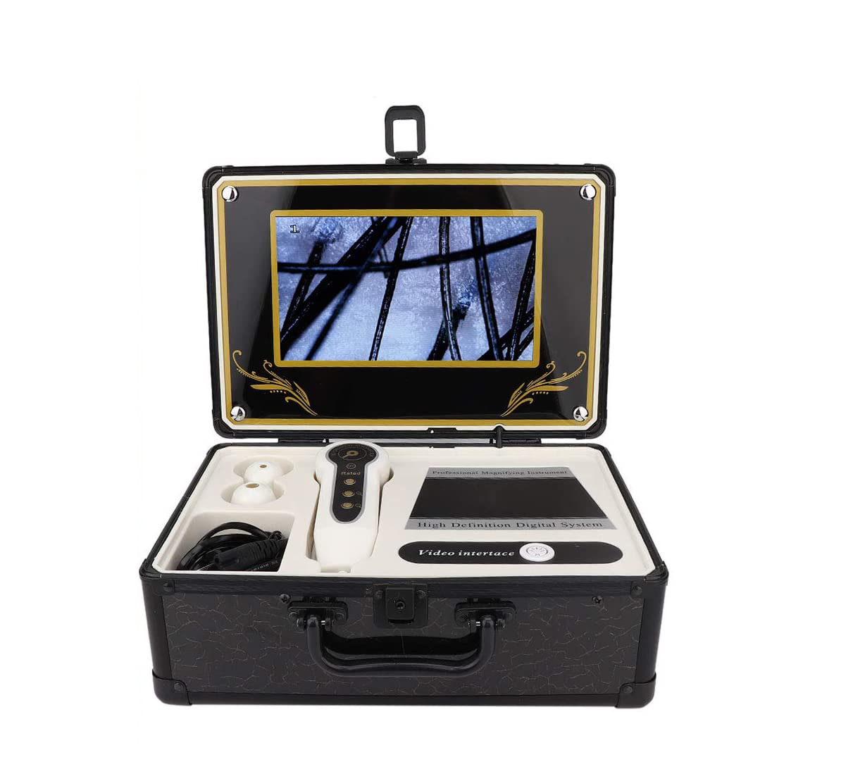 9 Inch LCD Skin & Hair Analyzer Detector - High Magnification Blackhead & Scalp Follicle Scanner for Professional Skin Care & Hair Treatment | Perfect for Dermatologists, Estheticians & Home Use