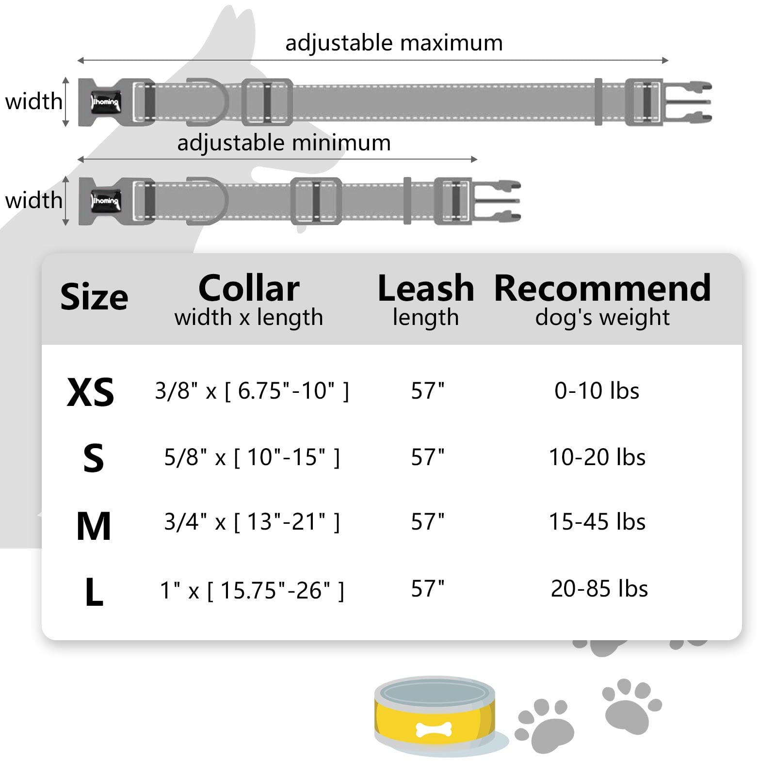 **iHoming Adjustable Puppy Collar & Leash Set for Small Dogs & Cats (XS, Up to 10LBS) - Black Floral Design - Perfect for Daily Walks, Running & Training - Ideal for Small Breed Pets**    *(Use Case: Great for outdoor adventures, park visits, or neighborhood strolls with your tiny furry friend!)*