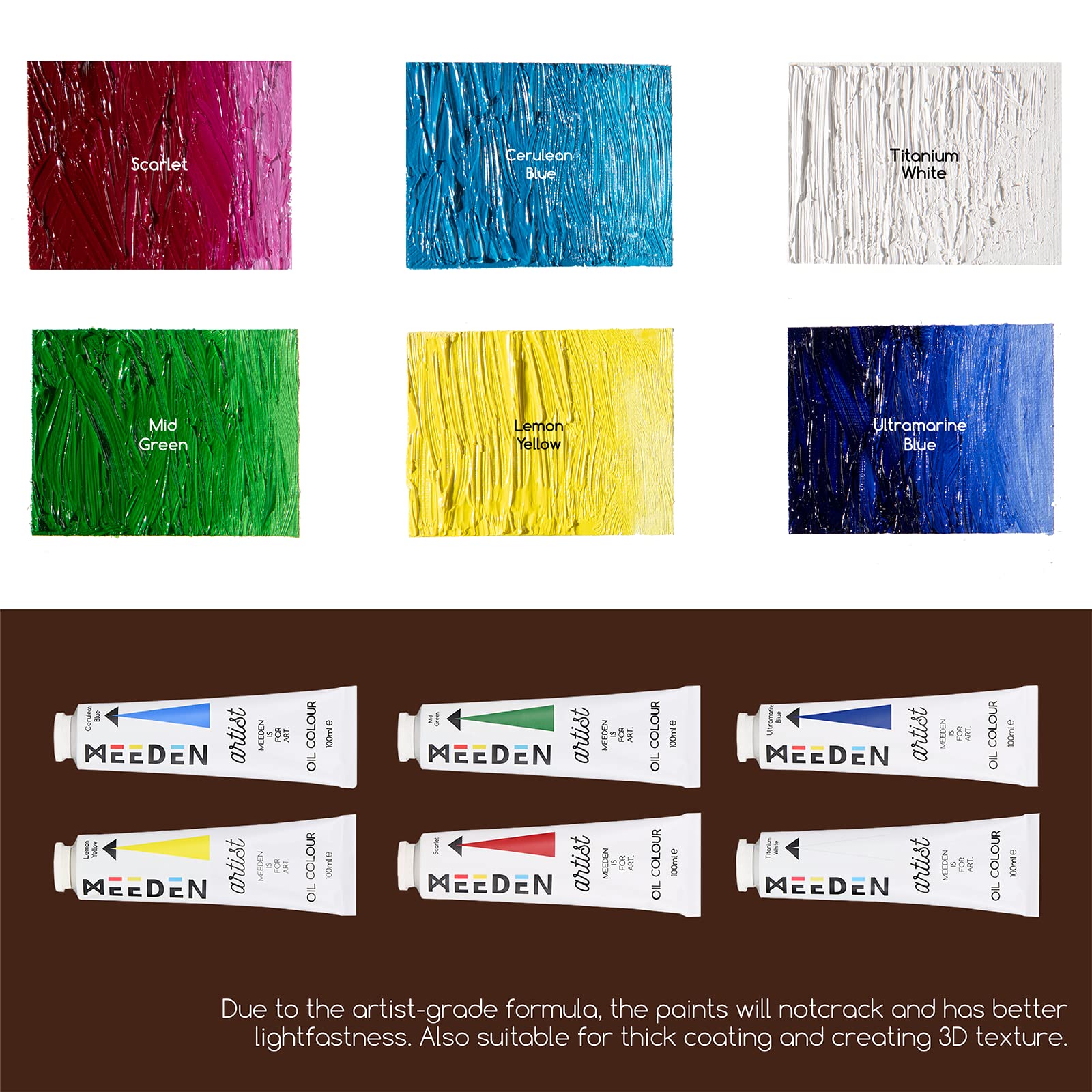 MEEDEN Professional Oil Painting Supplies Set - 7×100ml (3.38oz) Oil Paints, Brushes, Canvas Panels & French Easel - Complete Artist Kit for Studio Painting | Perfect Gift for Painters & Art Enthusiasts | Ideal for Home Studio, Art Classes & Creative Projects