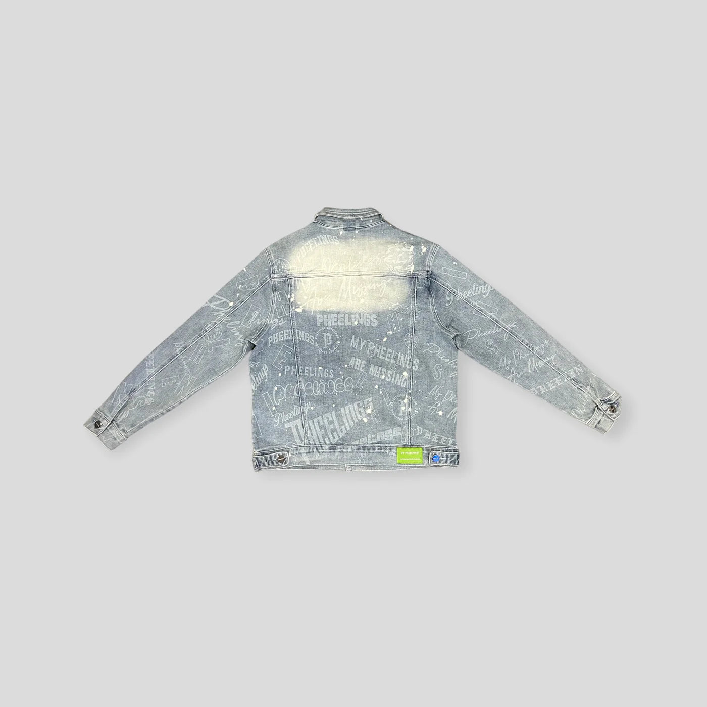 PHEELINGS Joyful Journey Denim Jacket for Women - Stylish Distressed Vintage Denim Coat - Perfect for Casual Outfits, Streetwear & Fall Fashion