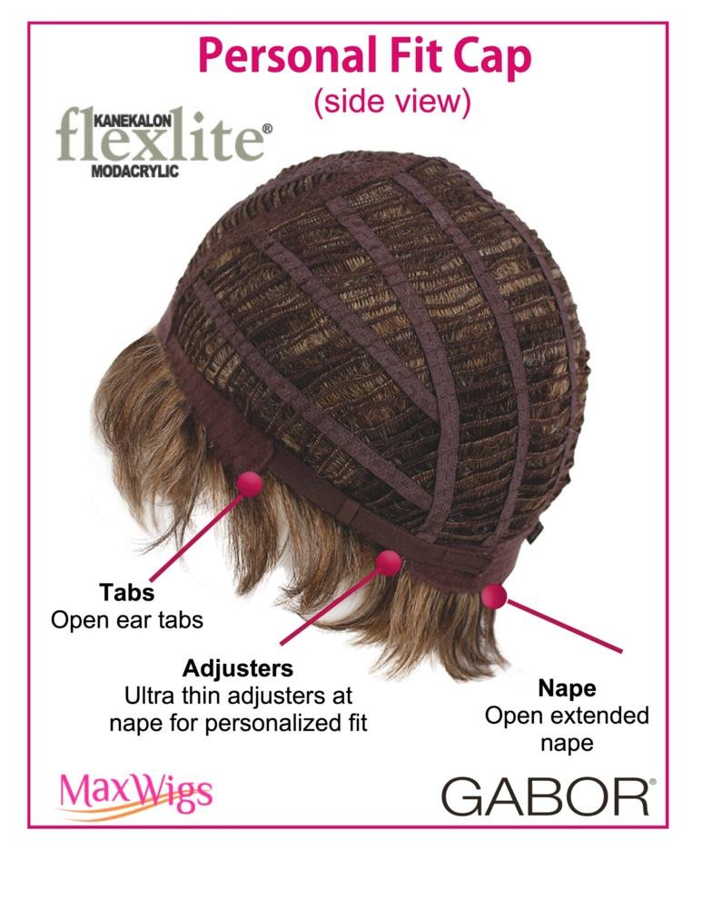 Gabor Acclaim Large Wig (G4+ Dark Chocolate Mist) - Natural Looking Synthetic Hairpiece for Women | Perfect for Cosplay, Daily Wear & Special Occasions