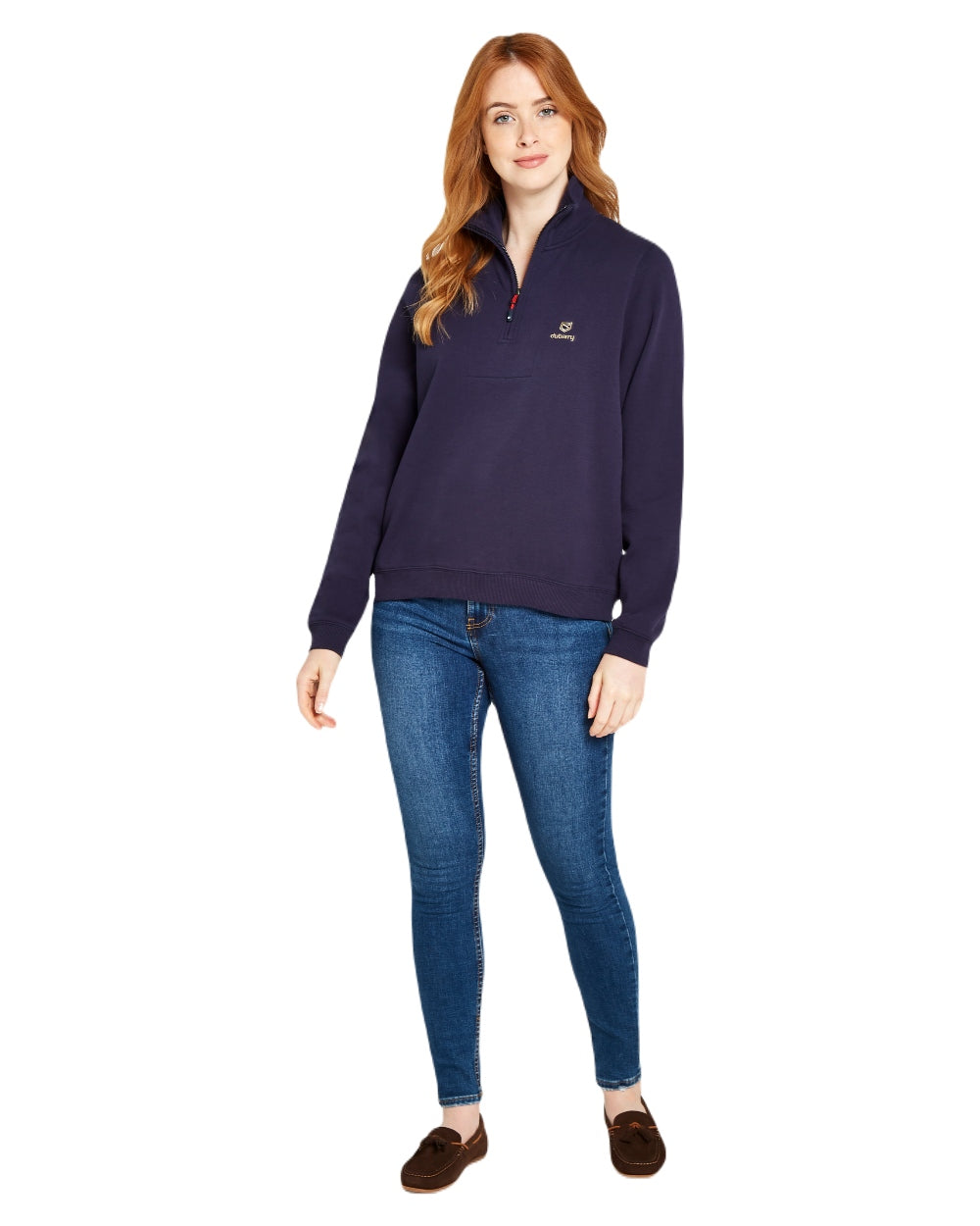 Dubarry Women's Castlemartyr Quarter Zip Sweatshirt - Soft Fleece Pullover for Outdoor Activities & Casual Wear