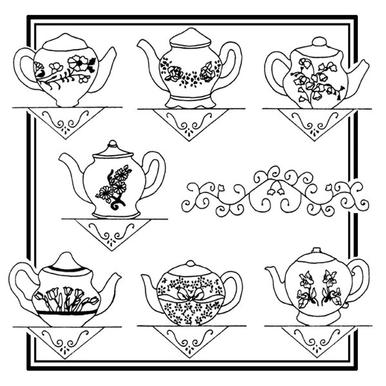 Aunt Martha's Hot Iron Embroidery Transfer for Cocktail Napkins - DIY Happy Hour Party Decor & Custom Drink Coasters