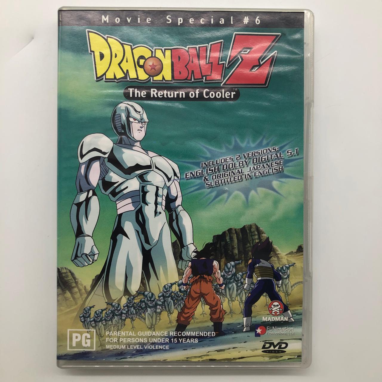 Dragon Ball Z: The Return of Cooler Movie Special #6 DVD | Anime Action Film | Perfect for Collectors & Fans