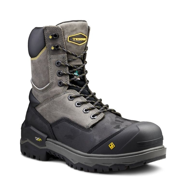 Terra Gantry Men's 8 Composite Toe Work Safety Boots CSA Certified TR0A4NRQGYX - Grey - Durable & Comfortable for Construction, Warehouse & Industrial Work