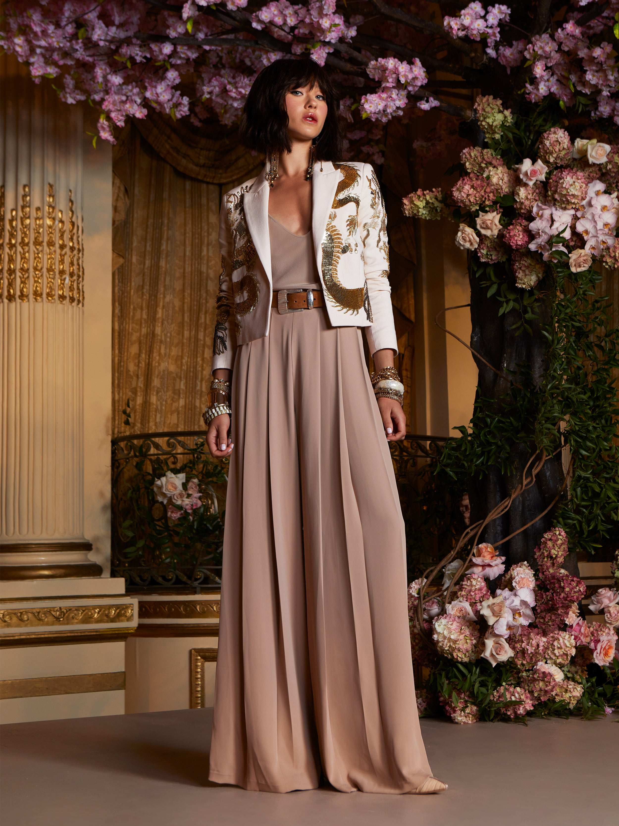 Elegant Noely Embellished Blazer for Women - Stylish Office Jacket with Decorative Details | Perfect for Business Meetings, Workwear & Professional Outfits