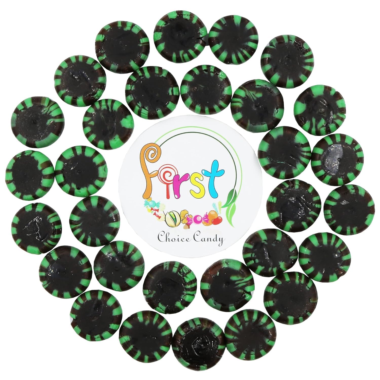 FirstChoiceCandy Starlight Mint Hard Candy Discs - 5 Pound Bulk Pack (Chocolate Flavor) - Perfect for Parties, Office Treats & Holiday Gifting