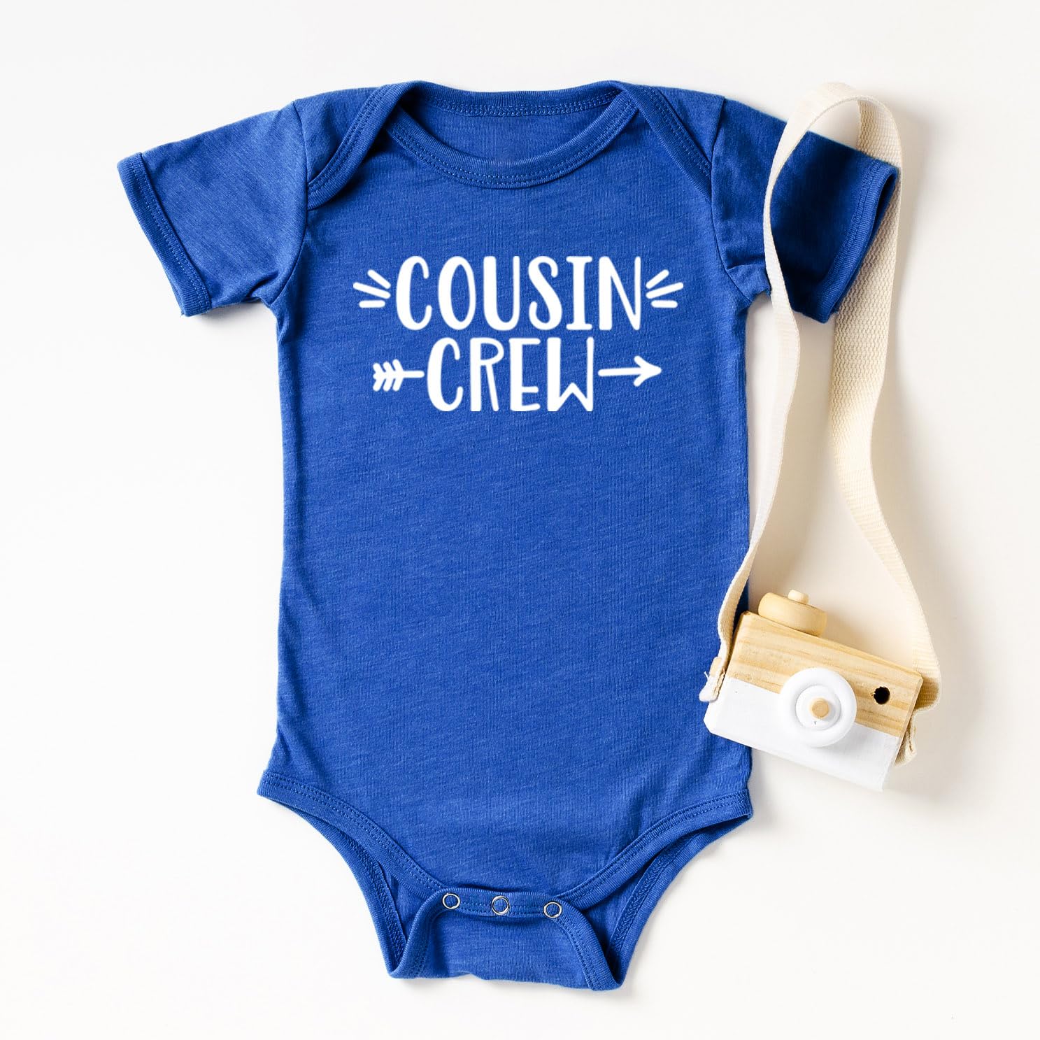 Fun Cousin Crew T-Shirts & Bodysuits for Baby & Toddler Boys & Girls | Matching Family Outfits for Holidays, Reunions & Photo Shoots