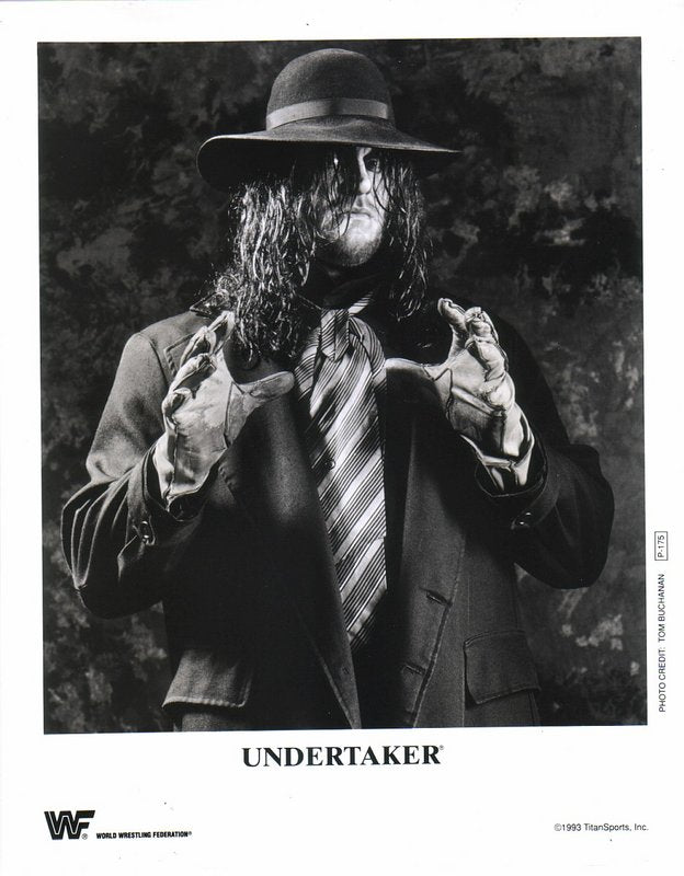 1993 Undertaker P175b Black & White Wrestling Action Figure - Collectible WWE Memorabilia for Fans and Display