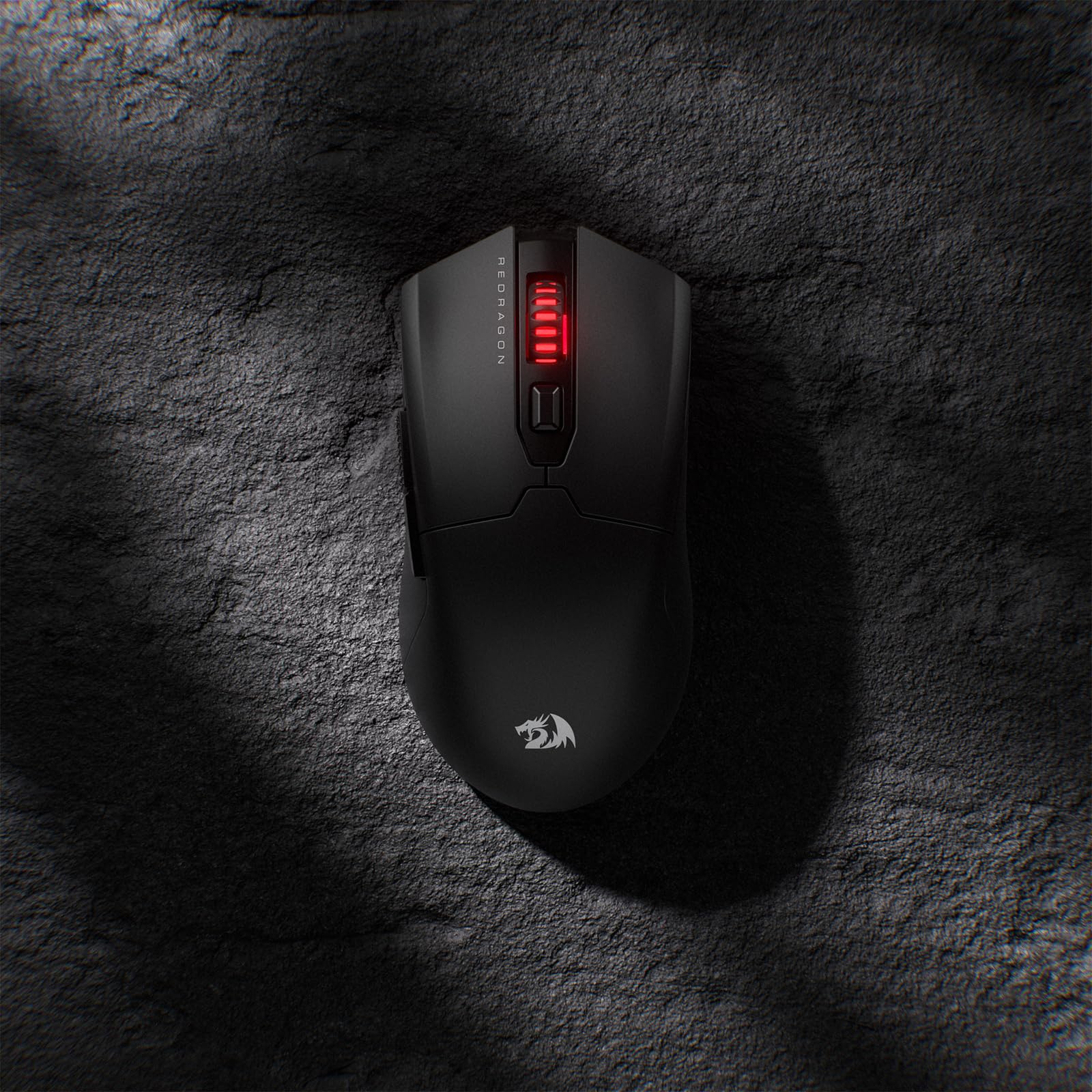 Redragon M995 Pro Wireless Gaming Mouse - 26000 DPI Wired/Wireless Mouse with Bluetooth & 2.4G Connectivity, 6 Programmable Buttons, 51g Ultra Lightweight Design for PC, Mac, Laptop - Perfect for FPS, MOBA, and Esports Gaming (Black)