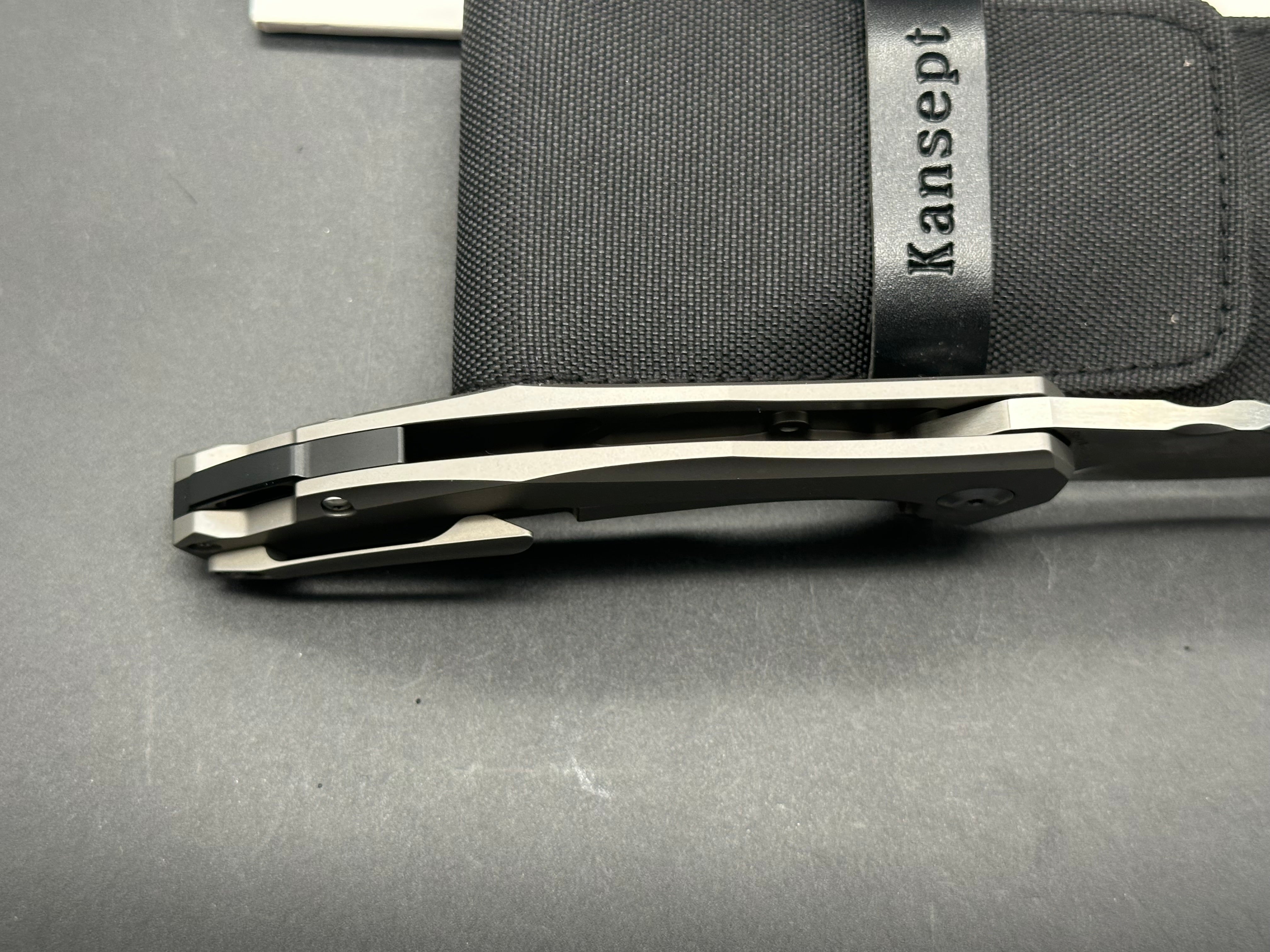 Kansept Spirit EDC Pocket Knife - S35VN Stainless Steel Blade with Carbon Fiber Handle Insert - Perfect for Outdoor, Camping, and Everyday Carry