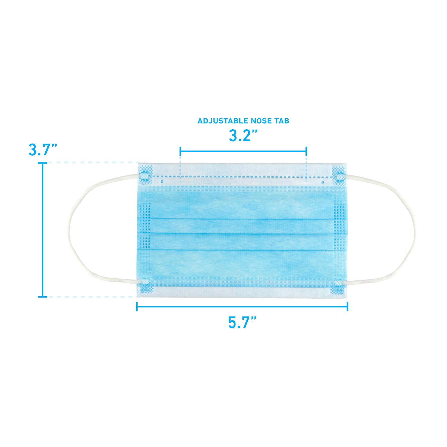 StringKing Disposable Kids Face Masks - Premium 3-Layer Filter Protection for Children - Soft & Breathable - Ideal for School, Travel & Daily Activities