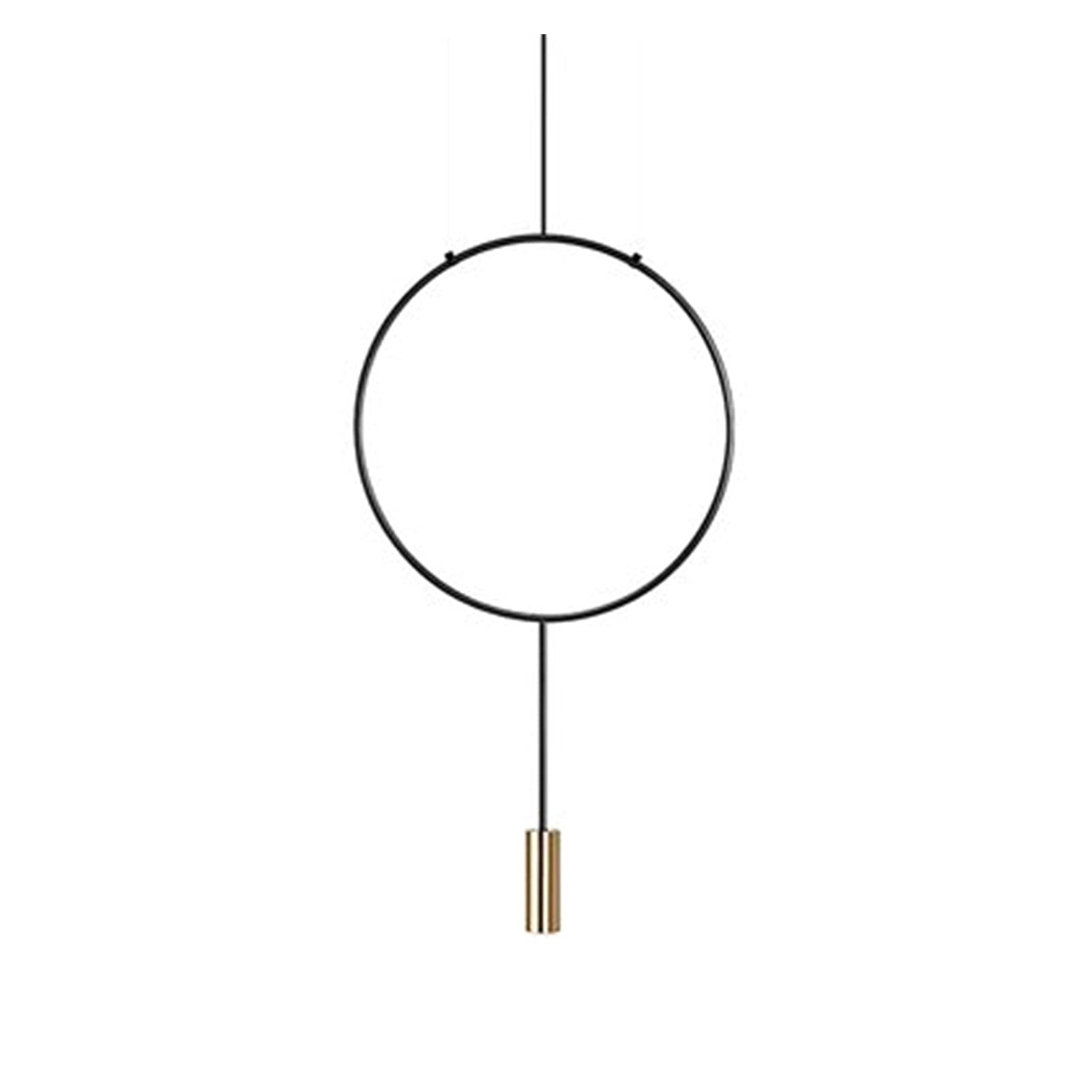 Postmodern Spot Chandelier Lighting - Golden 1 Head Designer Arch Hanging Lamp for Restaurant, Living Room & Bedroom | Elegant Ceiling Fixture for Dining Areas, Hallways and Entryways