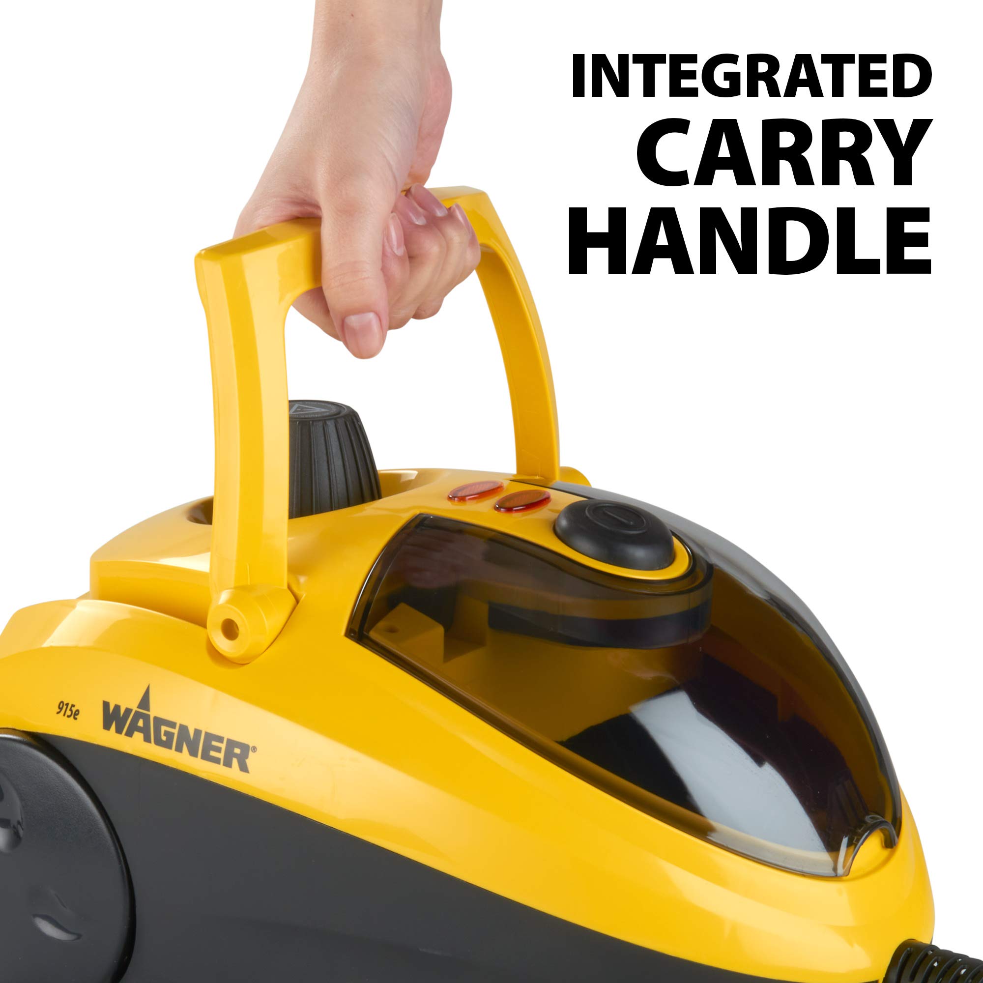 **Wagner Spraytech 915e On-Demand Steam Cleaner & Wallpaper Remover - Multipurpose Power Steamer with 18 Attachments (Including Storage Compartment) - Perfect for Floors, Tiles, Grout, and Home Deep Cleaning**