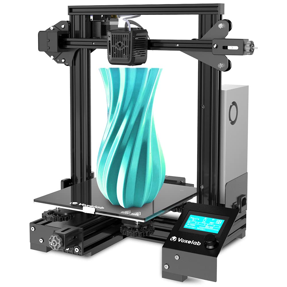 Voxelab Aquila C2 FDM 3D Printer with Improved Alloy Metal Frame, Removable Build Platform & Resume Printing - UL Certified Power Supply, Fully Open Source, 8.66x8.66x9.84in Build Volume - Perfect for Home DIY Projects, Prototyping & Educational Use